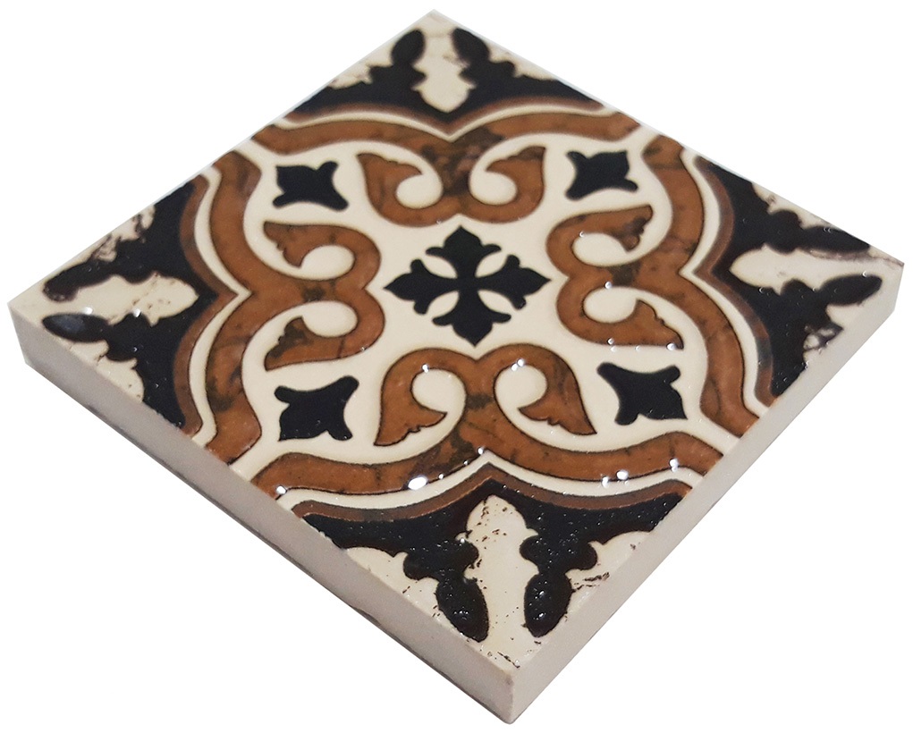 ВК 17 Декоративная вставка Керамические вставки Марокко 6х6 - фото 2