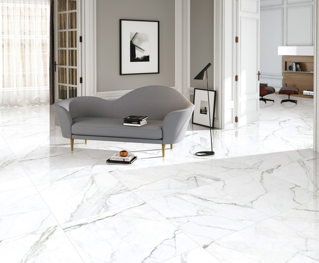 NTT9121P  На пол Bright And Shiny Calacatta Light Grey 60x120 - фото 35