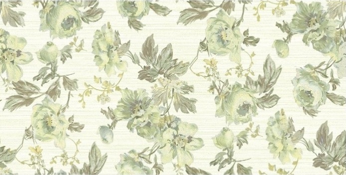 На стену Гобелен Цветы оливковая 250х500х8