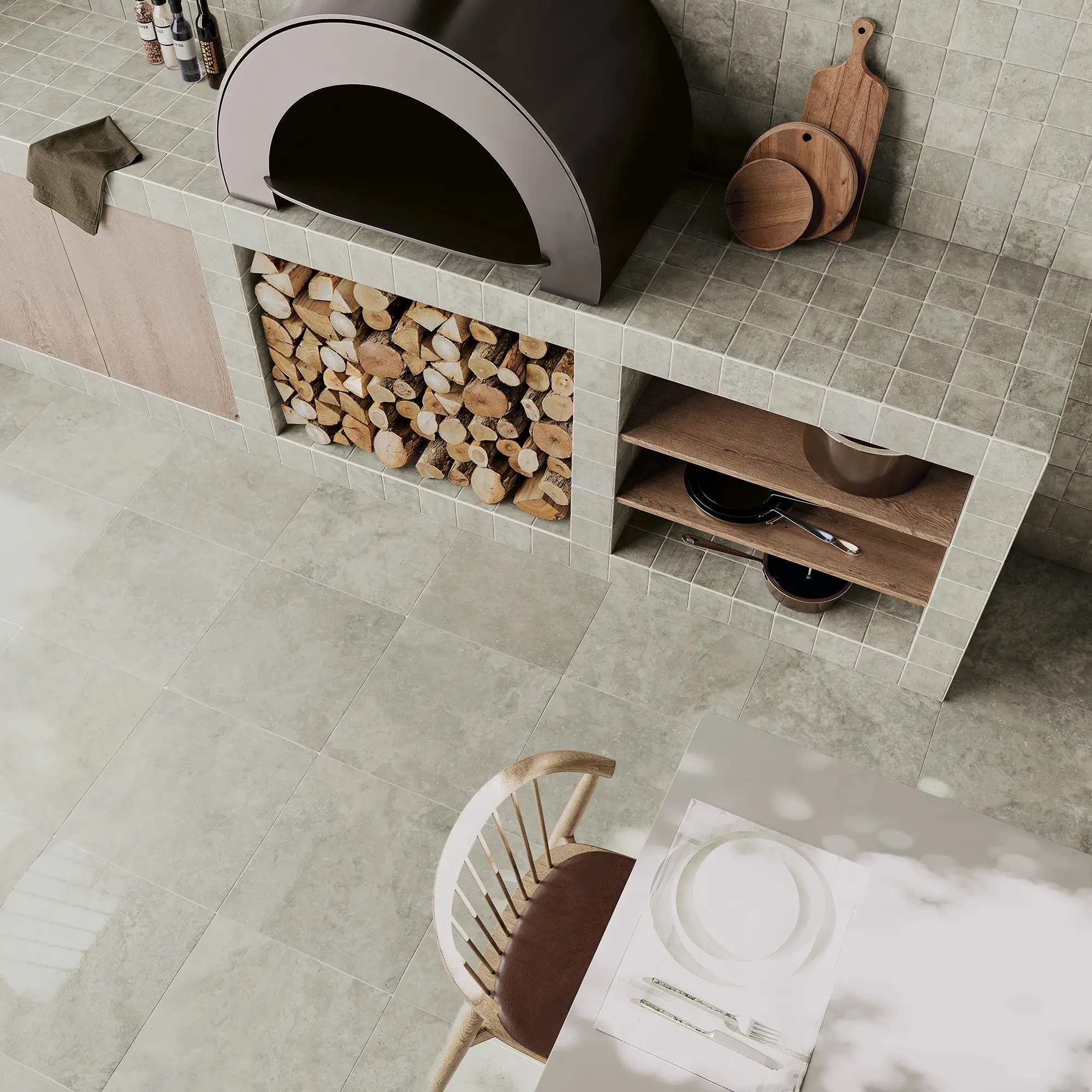 136588 На пол Cross Cut Walnut 4.6x37.5 - фото 23