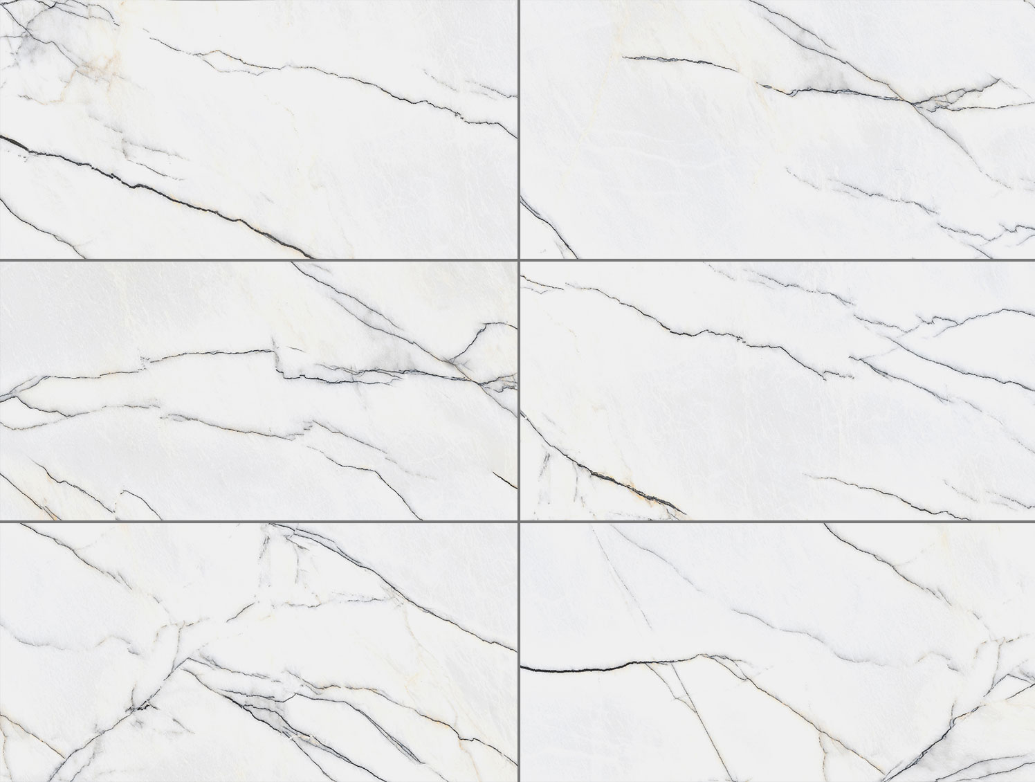 На пол Marbles Panda White 60x120 5мм Matt - фото 2