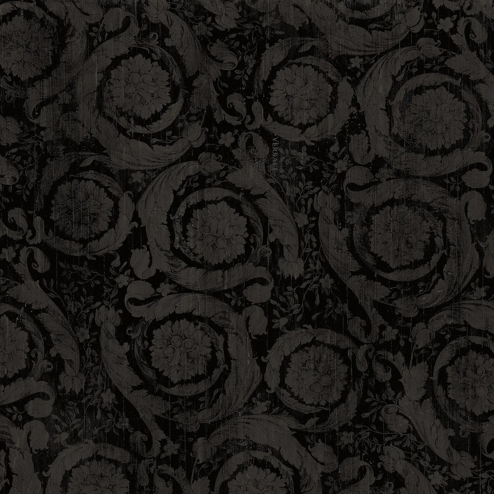 263070 На пол Eterno Barocco Carbon 80x80