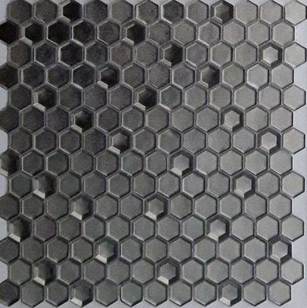 На пол Alchimia Argento grani hexagon 23x13x6