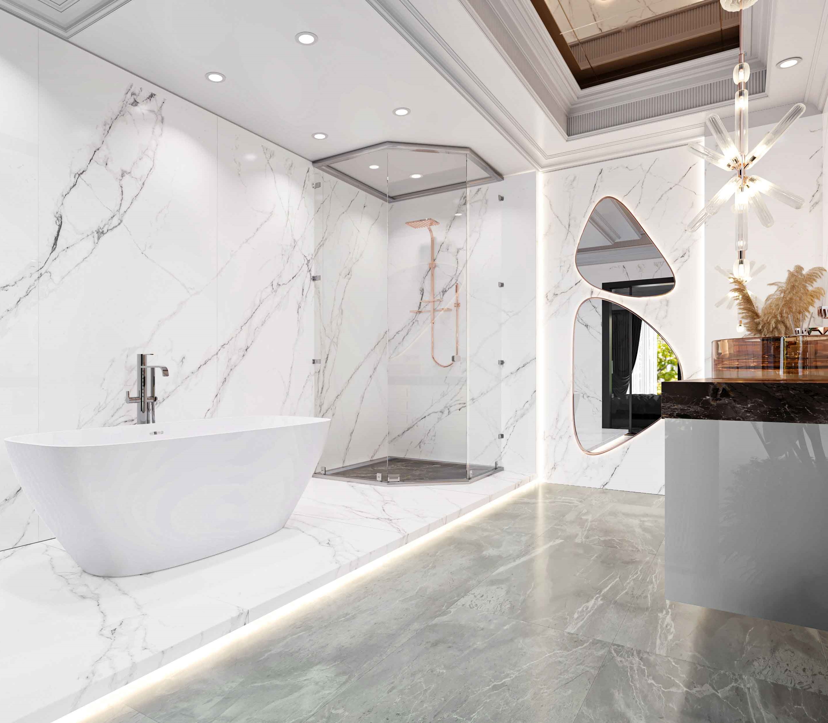 NTT3605P На пол Atlas Home Marble White 120x280 - фото 70