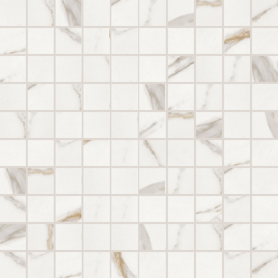 A2M8 Декор Elements Lux Calacatta Gold Mosaico Lappato RT 30x30 - фото 2
