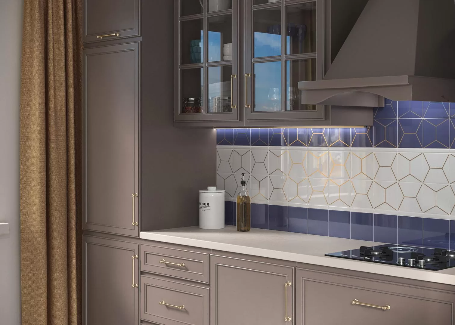 17064 На стену Витраж Желтый - фото 5