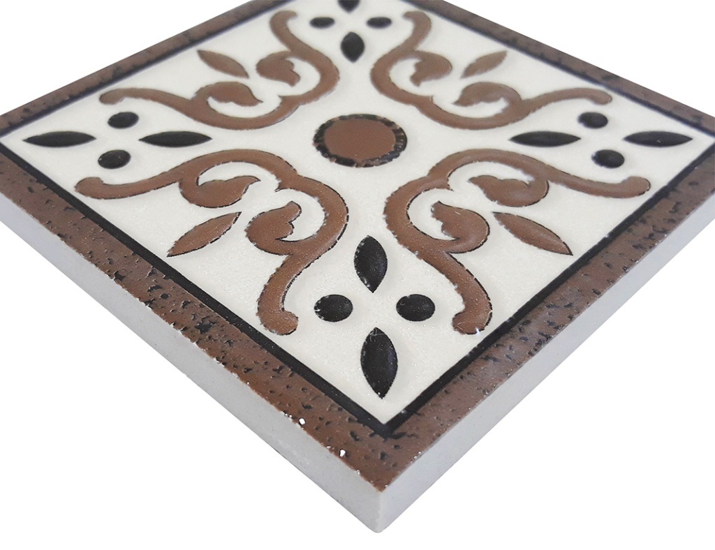 ВК 203 Декоративная вставка Керамические вставки Жардин 8х8 - фото 2