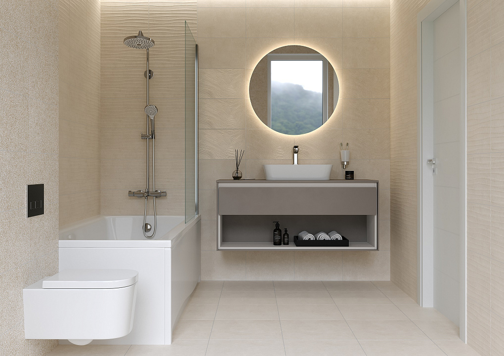 010400000968 На пол Эфа Бежевый 02 40x40 - фото 4