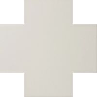 На пол Метлахская плитка 070CRBAS Cross 7 Super White BAS 7x7