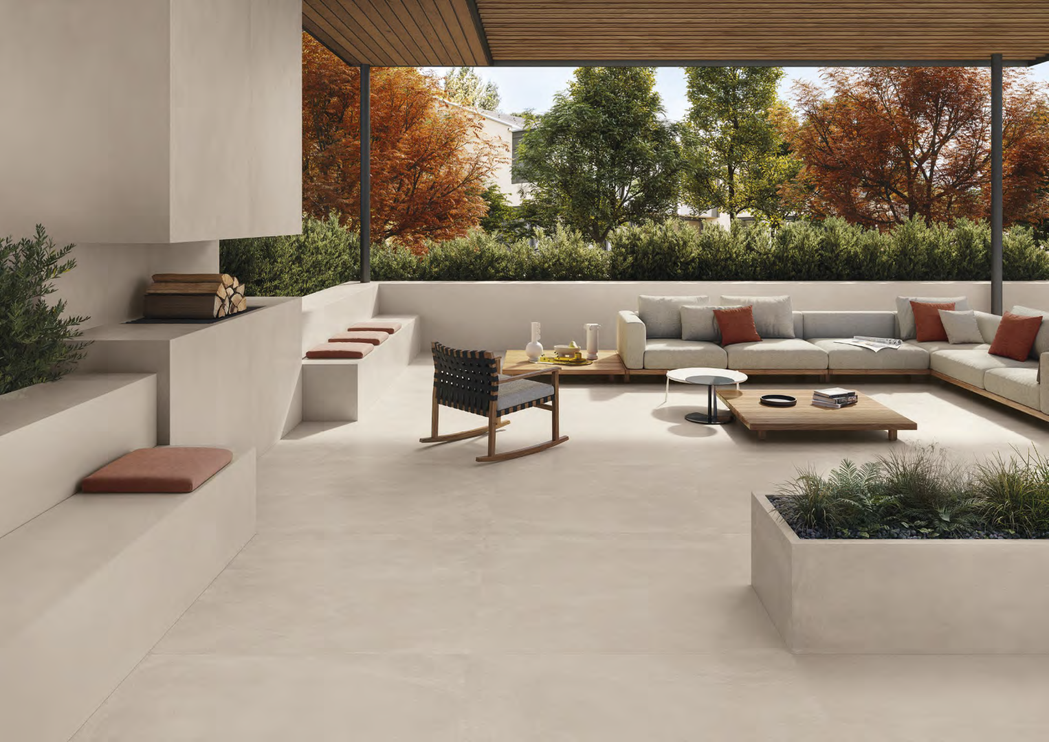 ELNL На пол Pigmento Perla Silktech R10 Rett 120x120 - фото 17