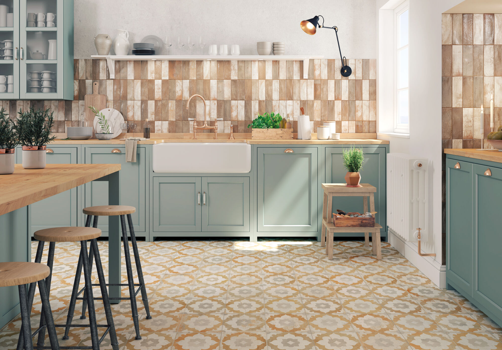 38179 На пол Fs Clay Checker Sand 45x45x0.95 - фото 20