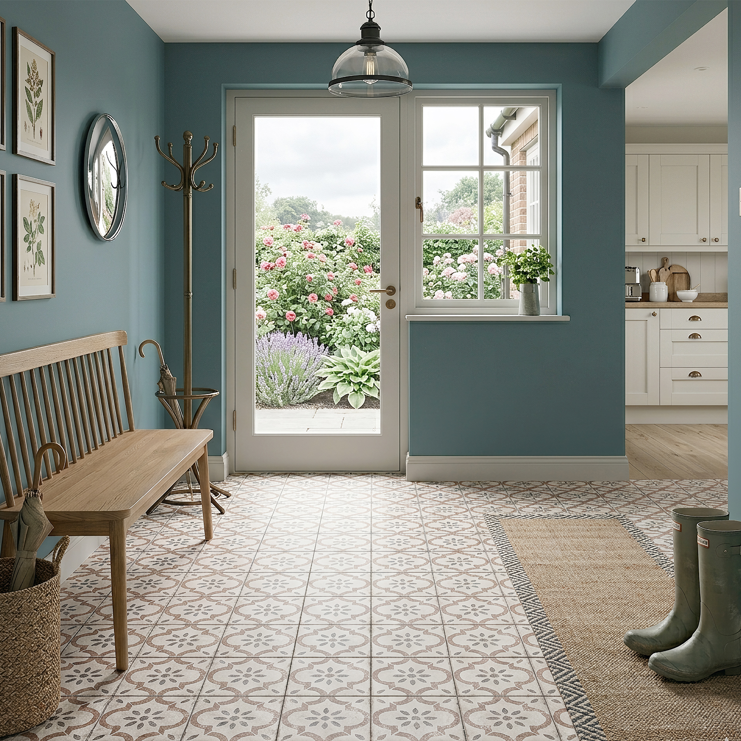 На пол Leeds Cotto Pre-Cut 45x45 - фото 2