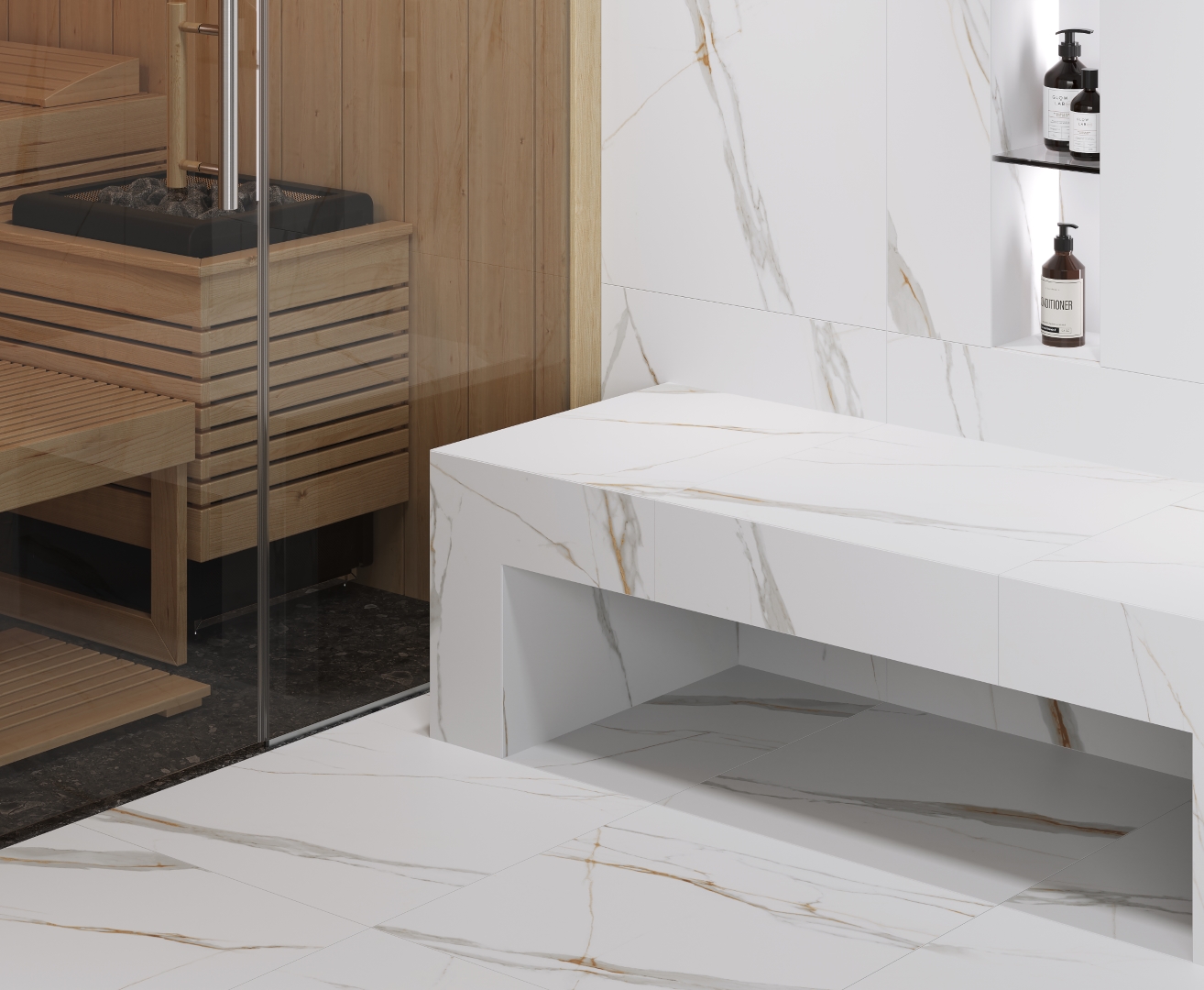 На пол Venato Blanco PRO Белый матовый R11Soft 60х60 - фото 24