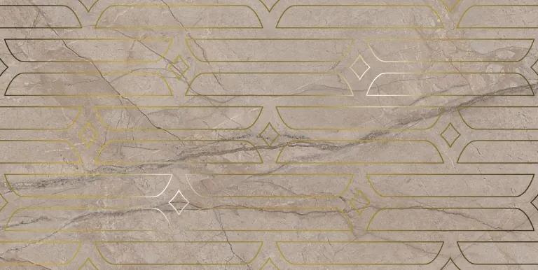 KMD3STA071BR Декор Ифран Бежевый светлый глянцевый обрезной 60x119.5x0.9
