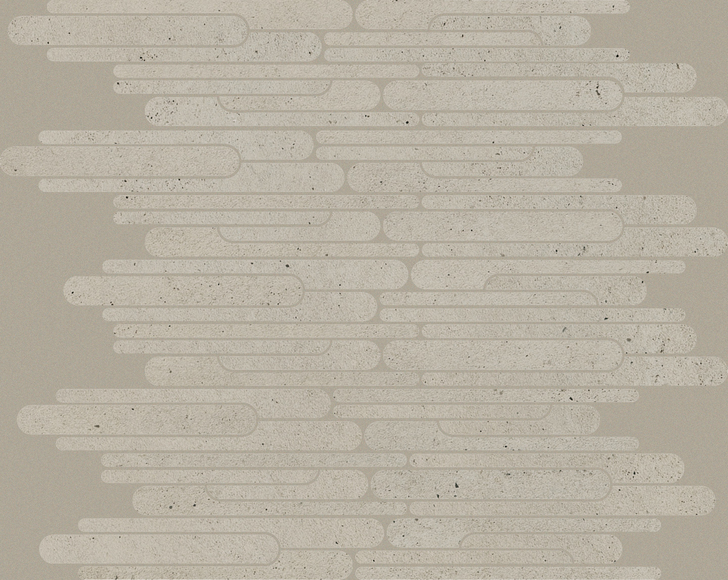 748408 Декор Pietre/3 Limestone Pearl Mosaico Ellittico 30x30