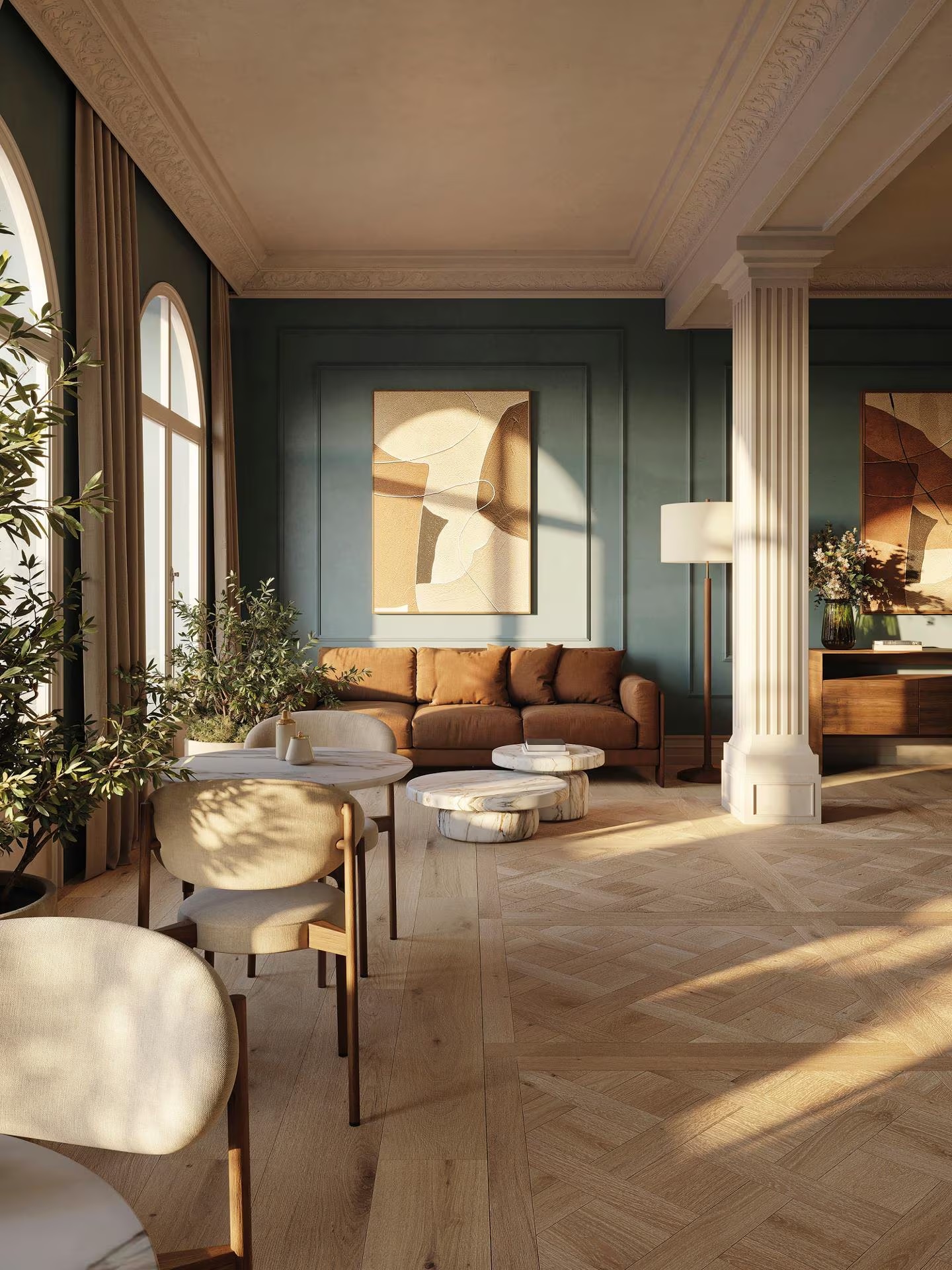 100364120 На пол London Acre 23х150 - фото 10