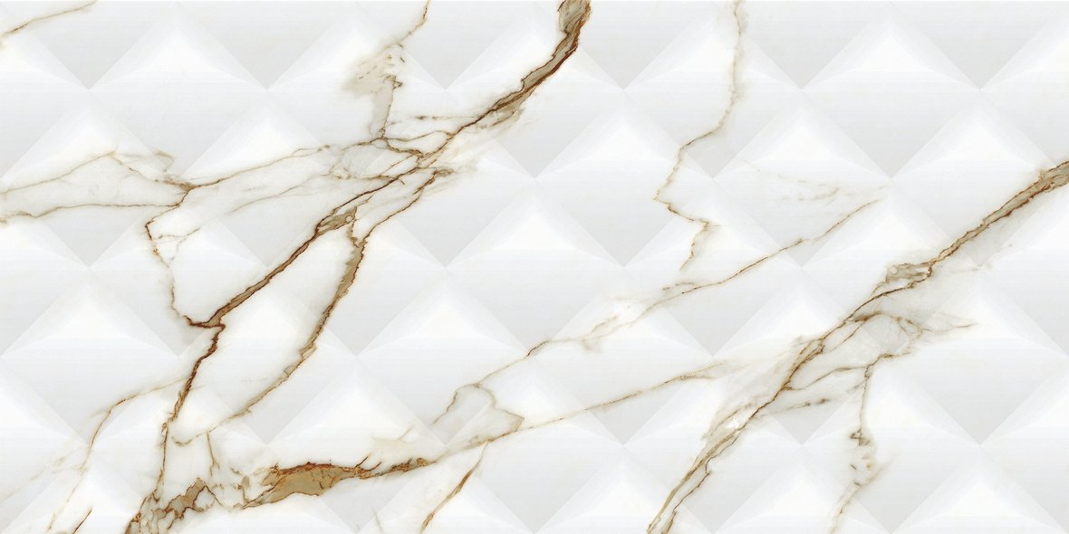 LE63063A-F50 На стену Bianco Carrara Oro Monticulo Rectificado 30х60 - фото 2