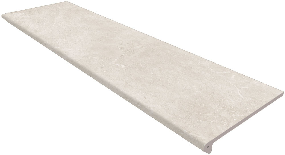 971168 Ступень Petra Peldano Redondo 120 Crema Liso 120х30