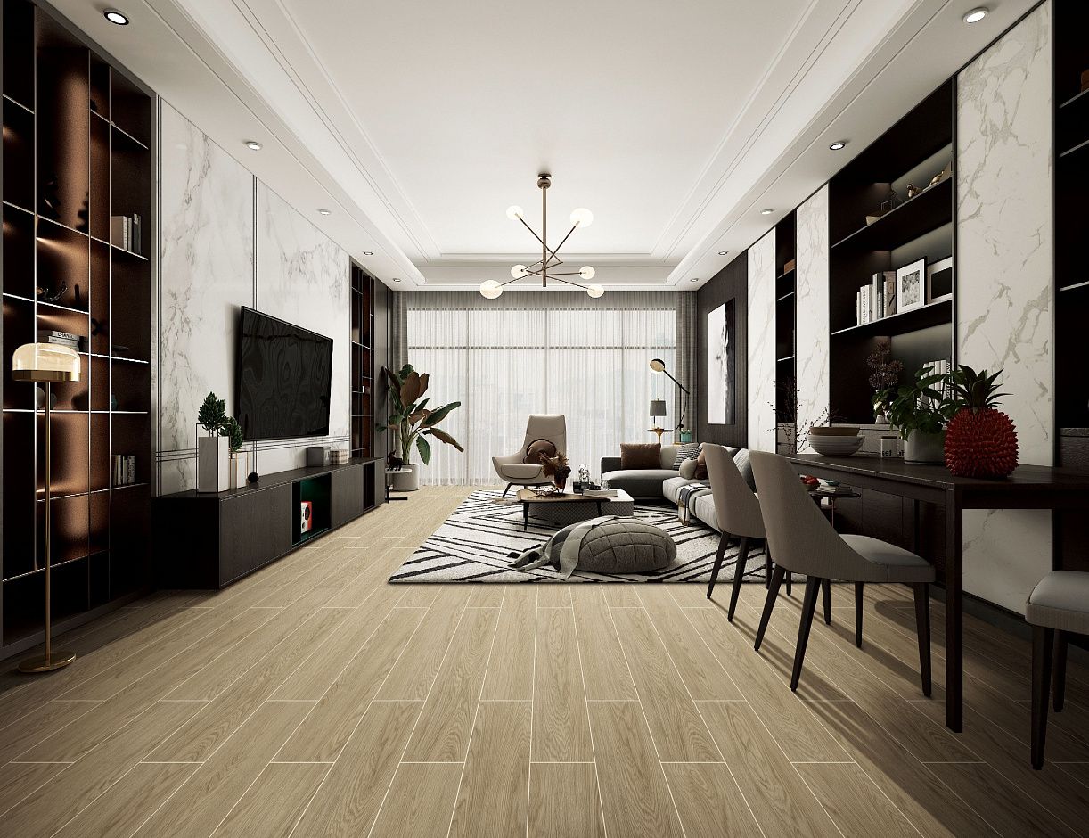 BHF-2018 На пол Cypress Faggio Brushe Matt Struct 150x900x10 - фото 6