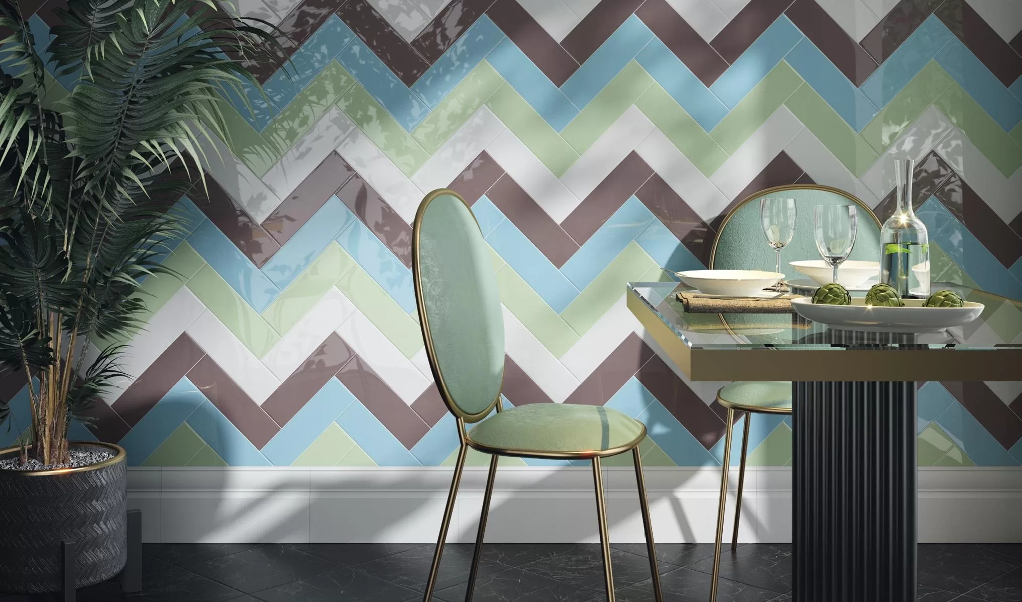 2868  На стену Баттерфляй Аквамарин - фото 8