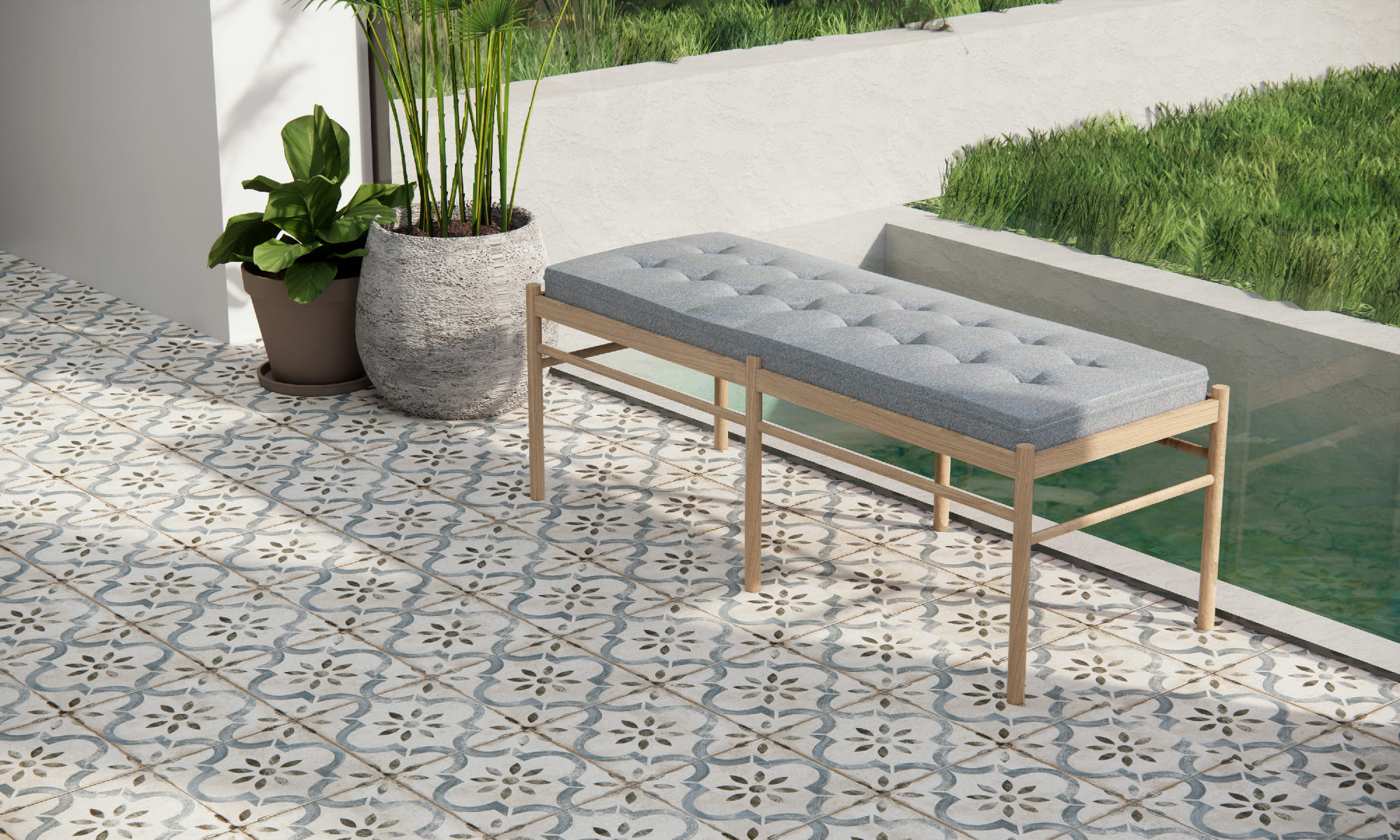 На пол Leeds Cotto Pre-Cut 45x45 - фото 7
