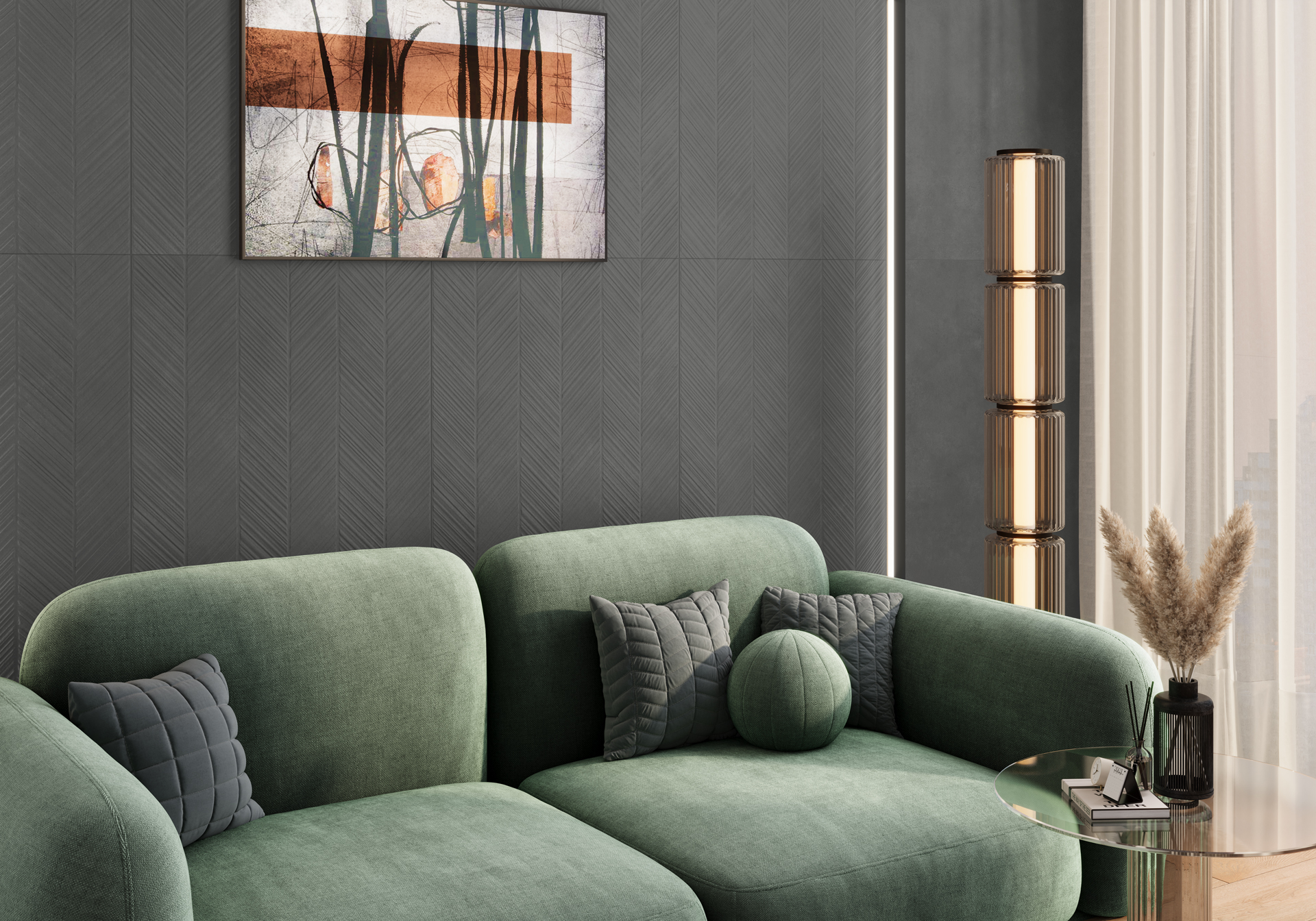 60120NEV18M На пол Nevel Taupe матовый карвинг 600x1200x7 - фото 22