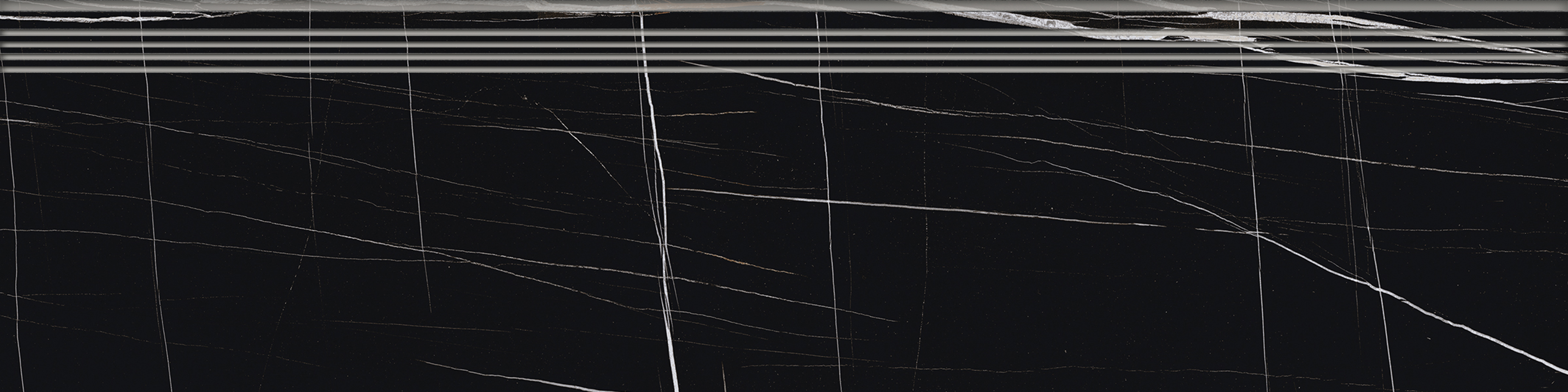 K-1004/MR/st01/294х1200x10 Ступень Marble Trend Nero Dorato MR 120x29.4 10мм