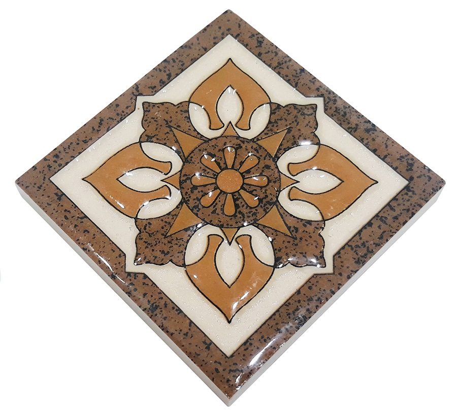 ВК 03 Декоративная вставка Керамические вставки Бавария 6х6 - фото 2