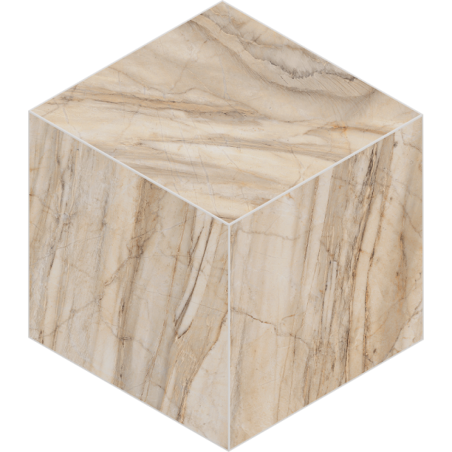 Mosaic/BR01_NS/25x29/Cube Декор Bernini Pearl BR01 Cube 29x25 Неполированная