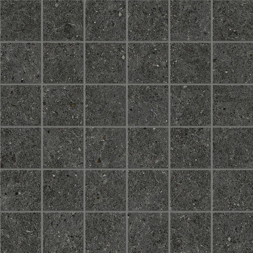 A7DM Напольная Boost Stone Tarmac Mosaico Matt 30x30