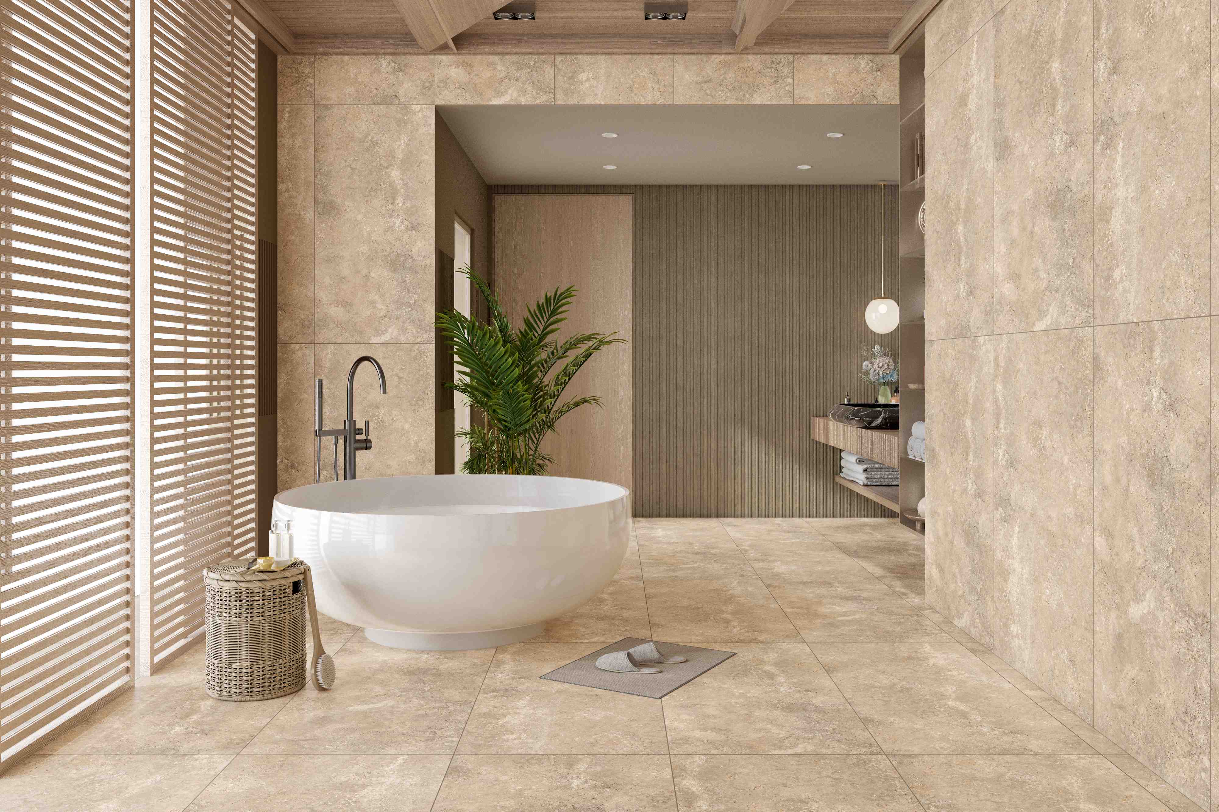 ENSTN7008MT120280  На пол Stone Emperador Dark Matt 1200x2800x6 - фото 30