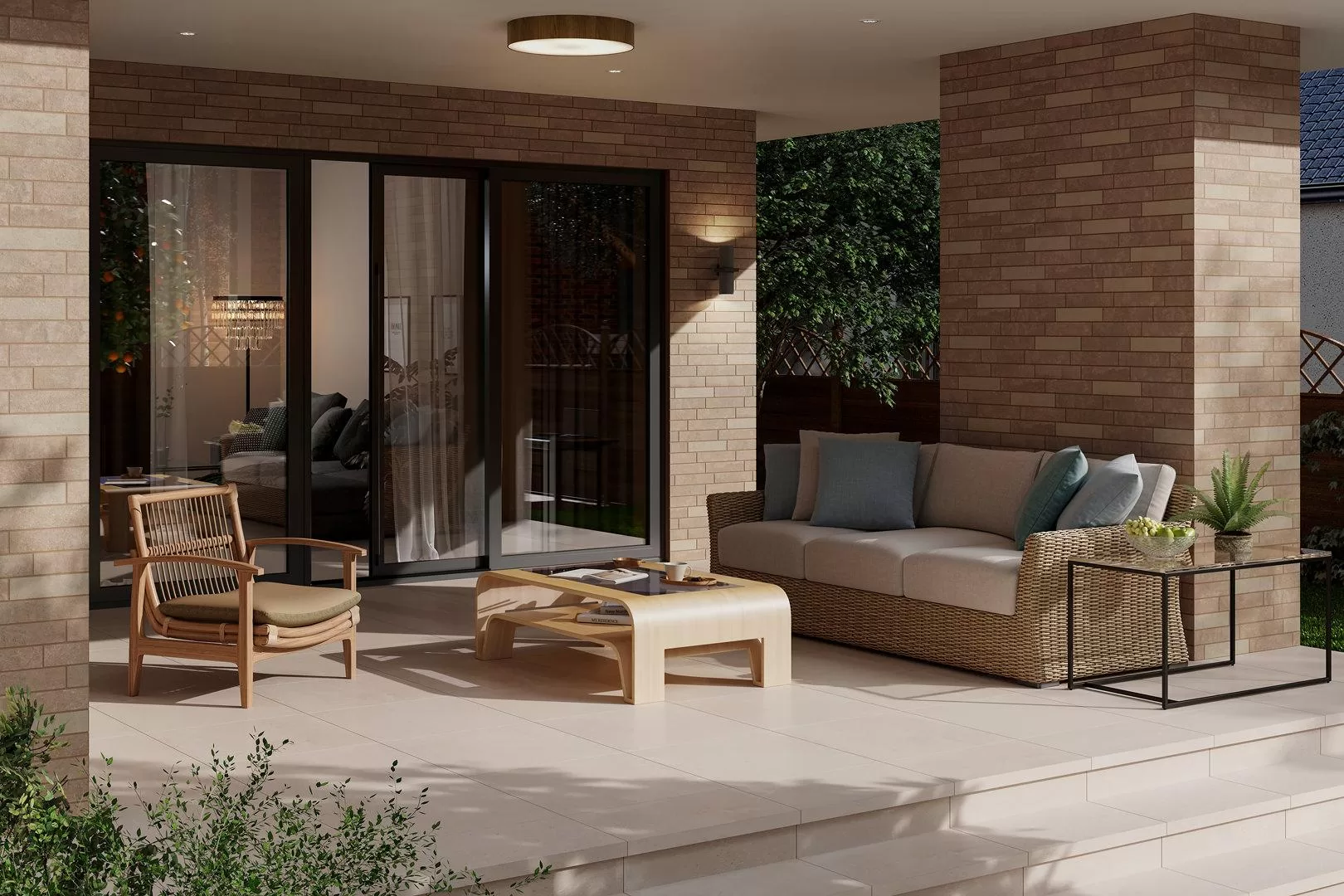 26310 На стену Марракеш Коричневый светлый матовый - фото 3