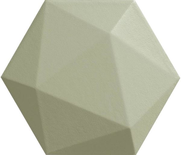 Настенная Origami Green hex 11x12.5 - фото 4