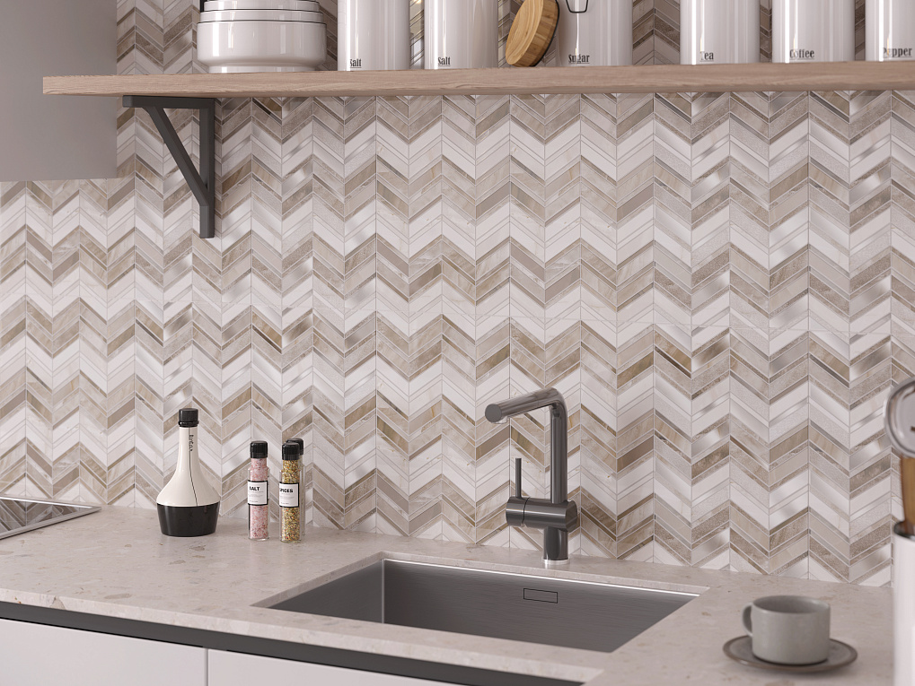 На пол Аника Бежевый КГ 01 v2 400х400х7 - фото 9