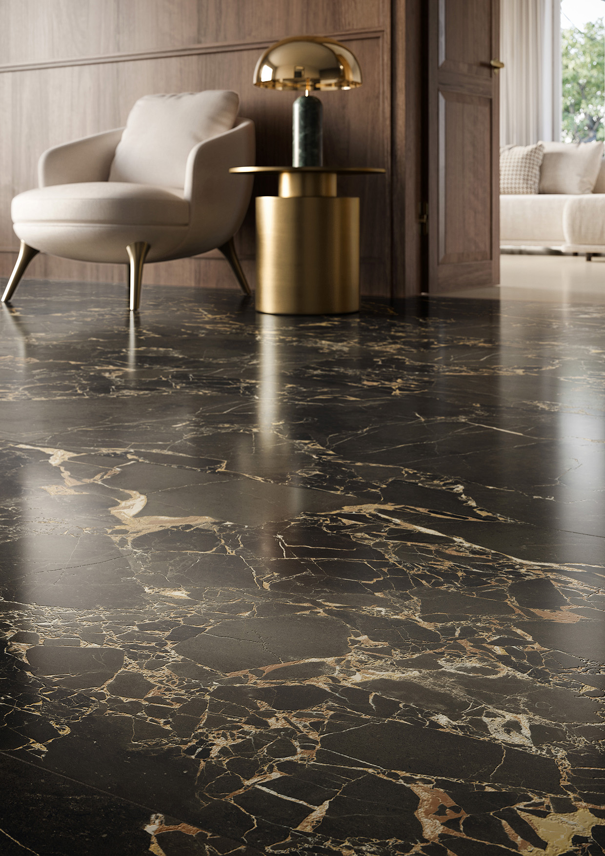 A2DOR00270TS На пол Doro & Malfi Doro 3D Satin 60x120 - фото 11