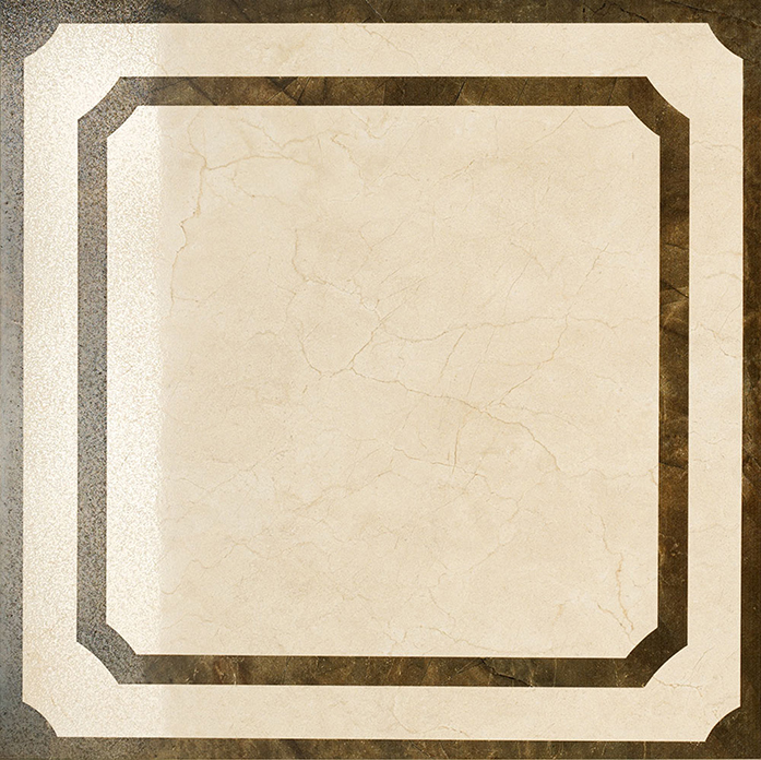 610080000120 Декор Charme Floor Project Крим Вставка Фрэйм Шлифованный и Реттифицированный