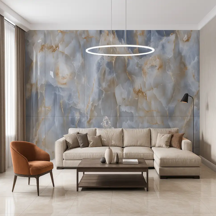 175 На пол Glossy Onyx Gold 7735 GL Lux 60х60 - фото 15