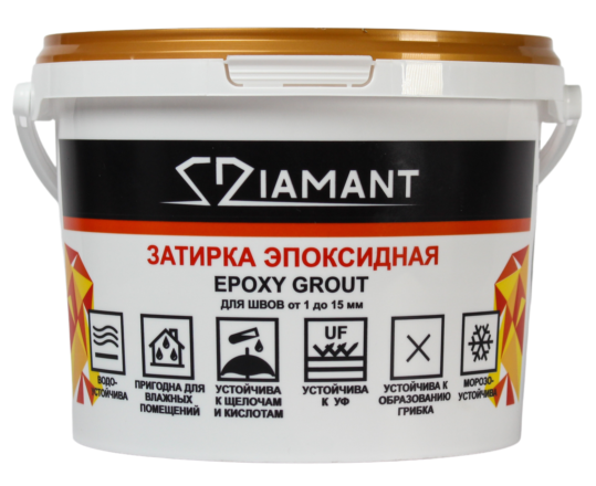  Эпоксидная затирка Диамант Color под колеровку (хамелеон) 2.5кг - фото 2