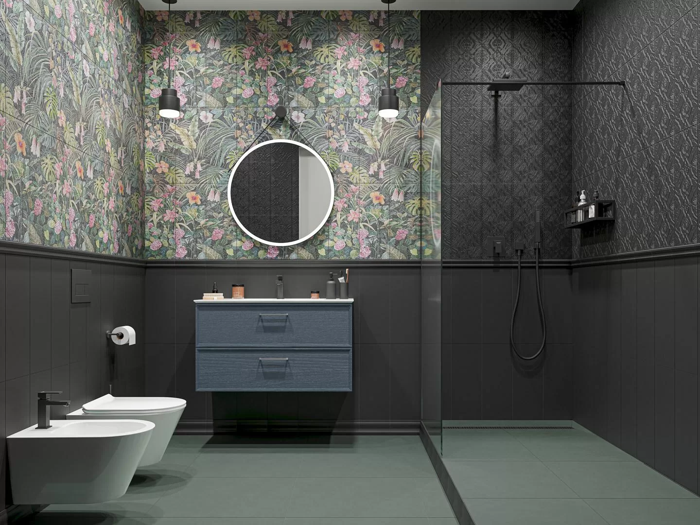 BLB050 Бордюр Альвао Багет Черный Матовый - фото 11