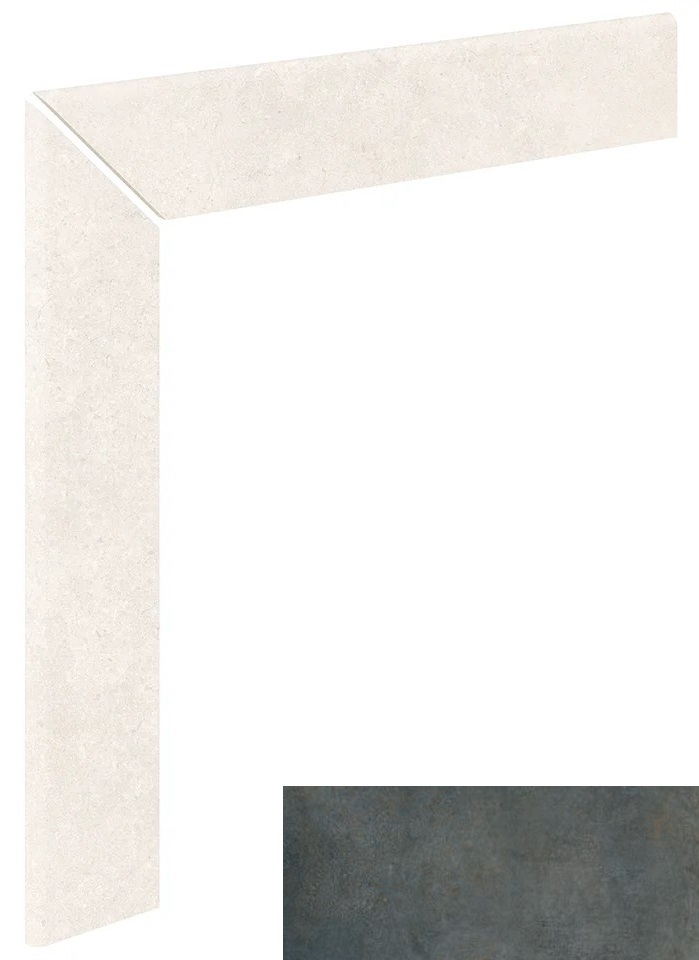 Плинтус Cosmos Zanquin Ingletado Recto Steel R11 596х596х11