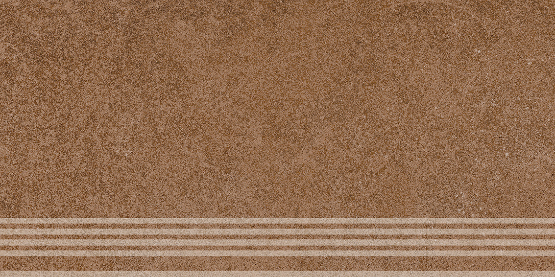 KM6060G0661RGRF Ступень Руссильон Фронтальная коричневый матовый обрезной 30x60x0.9