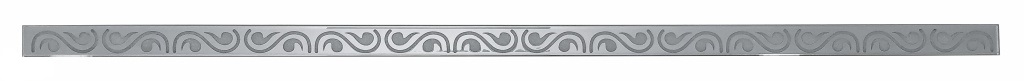 БК 217 Бордюр Керамические бордюры Шарм платина матовый 2х60