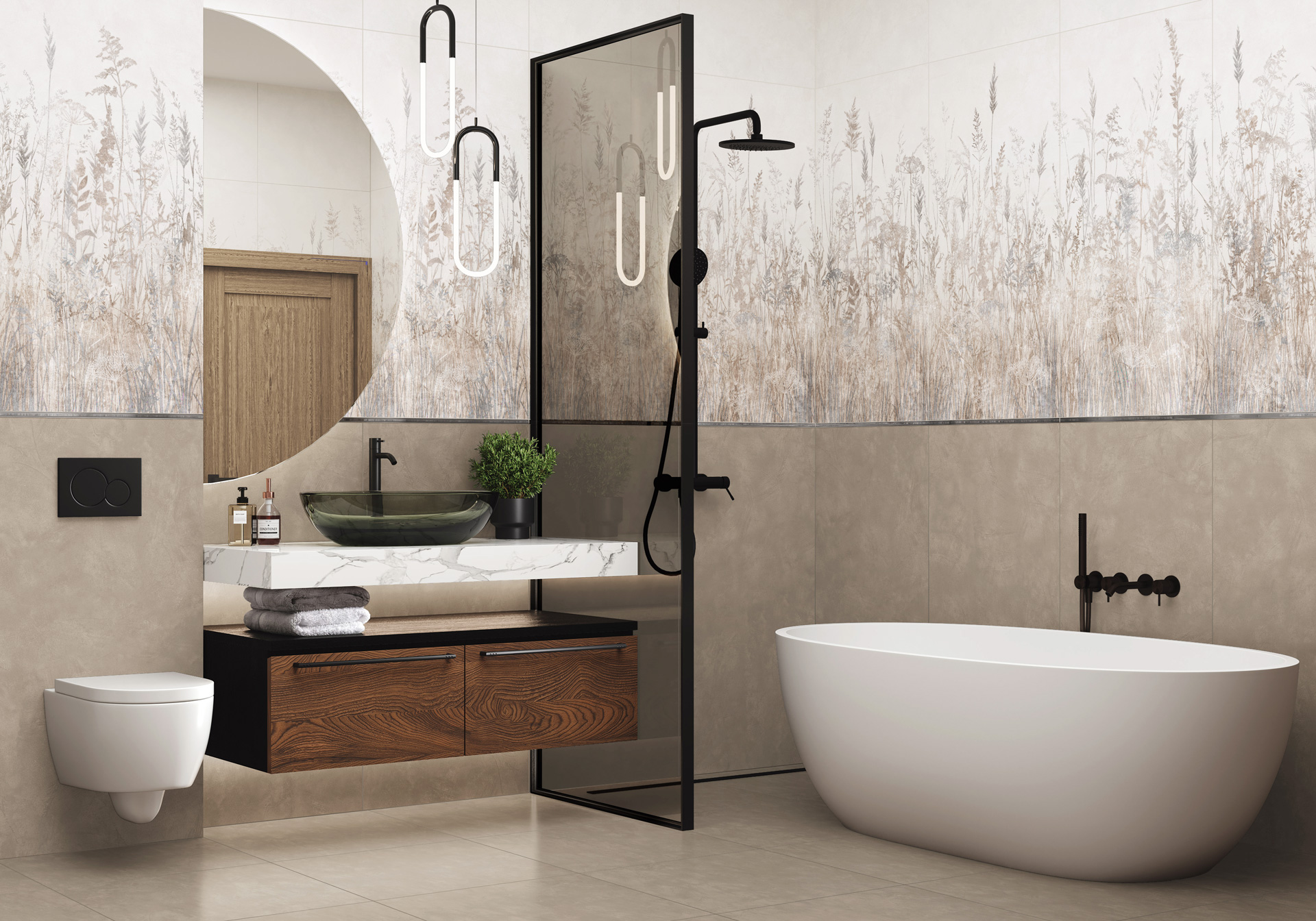 GFU60120FLO00L На пол Флора / Flora 00L лаппатированная 600x1200x8.5 - фото 13