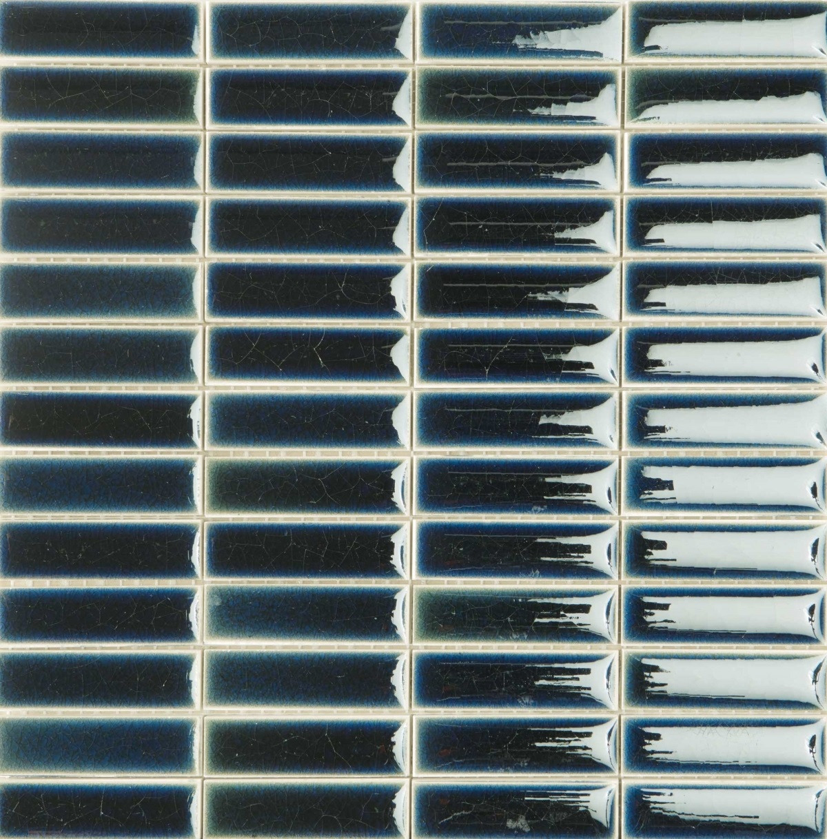 600110001174 Декор Surface Блу Глосси Брик 28.4x29.9