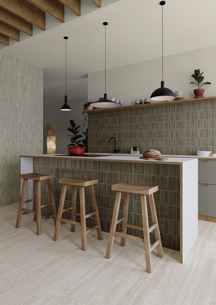На стену Kirei Dark Gloss 32x62.5 - фото 19