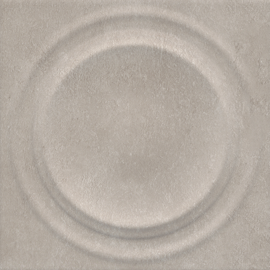 KMD2OBE002BR Декор Арль Серый матовый структура обрезной 20x20x0.95