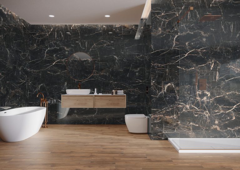 На пол Marquina Gold Rect R9 119.7x59.7 - фото 3