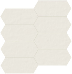 749586 Декор Neutra 6.0 01 Bianco Mosaico C Esagono 7.5x15 30x30