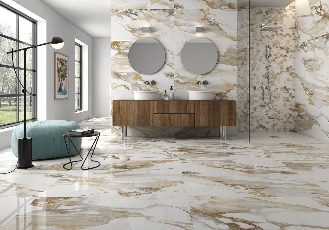 На пол Crash Beige Polished 120x120 - фото 7