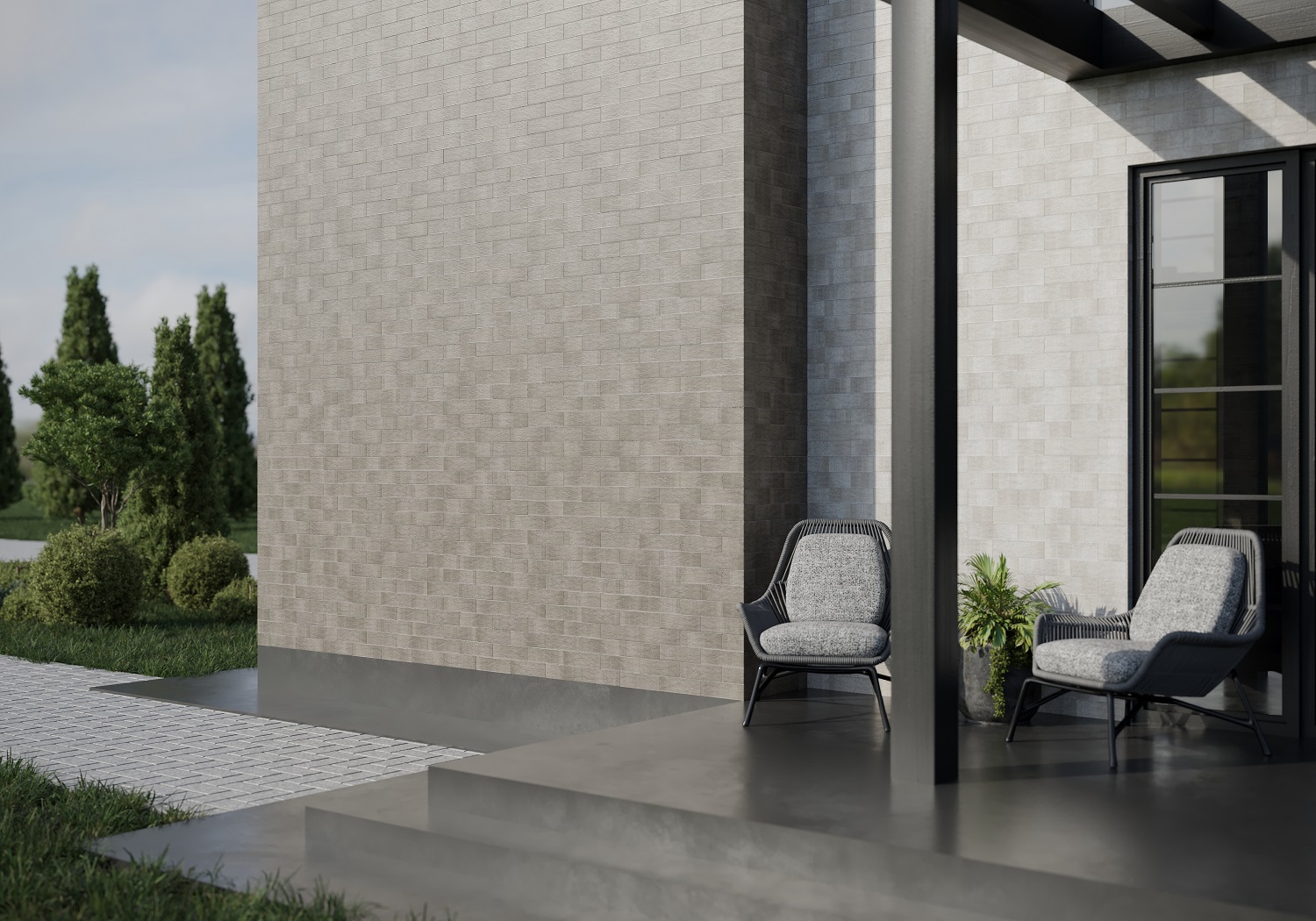 На стену Brick Stone Коричневый 250х75 - фото 13